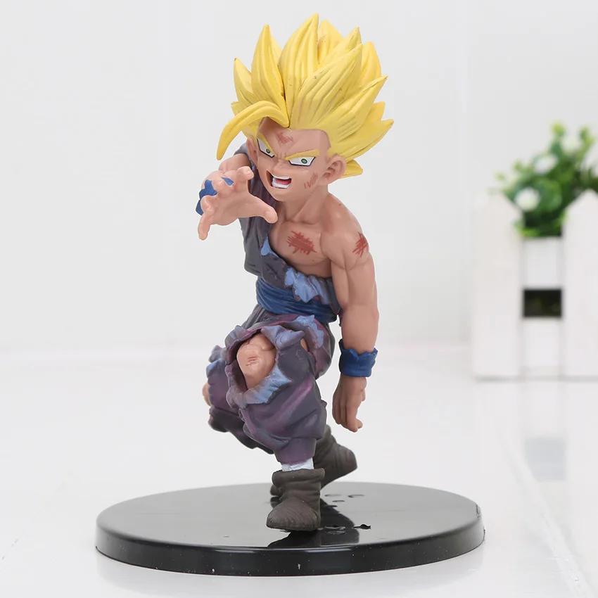 Аниме brinquedos Super Saiyan Son Goku/Гохан цельный фигура Dragon Ball Z фигурка ПВХ Фигурки игрушки - Цвет: opp bag