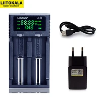 סוללות aa LiitoKala LII-500S מטען הסוללה 18,650 מטען עבור 18,650 26,650 21,700 סוללות AA AAA מבחן שליטה Touch קיבולת הסוללה (5)