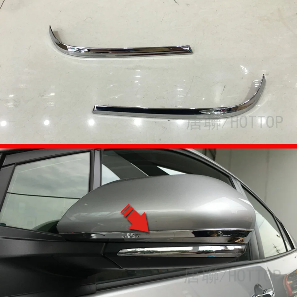 For Toyota Prius 2016 2017 Door mirror trims Rearview Mirror Strip