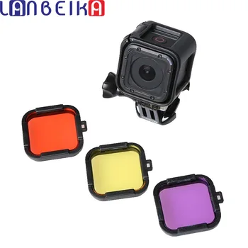 

LANBEIKA For GoPro Acessorios Hero 5s 4s 5 4 Session Camcorder Gopro Diving Polarizer Underwater Diving Filter Lens UV Filter