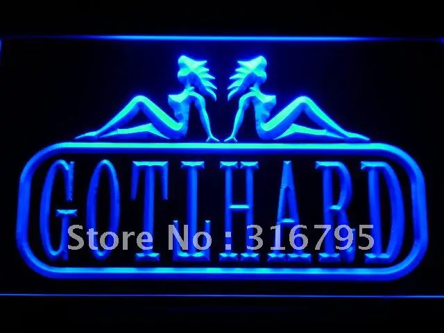 

c206 Gotthard LED Neon Light Signs with On/Off Switch 20+ Colors 5 Sizes to choose