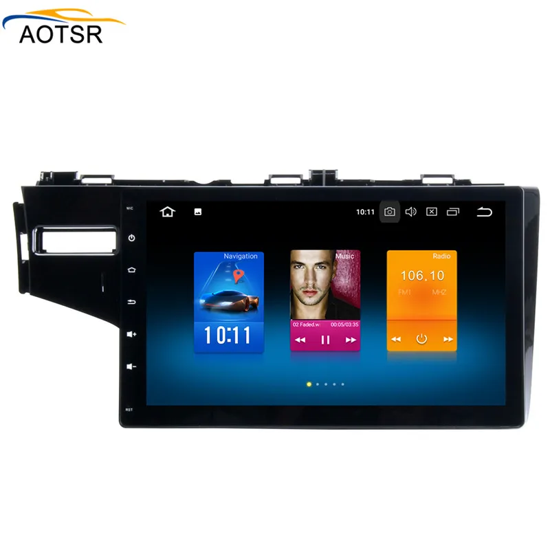 Excellent 2 din Android 8.0 Car multimedia player Radio head unit For Honda Fit Left Driving 2014- 2017 gps navigation Stereo no dvd 4+32G 5