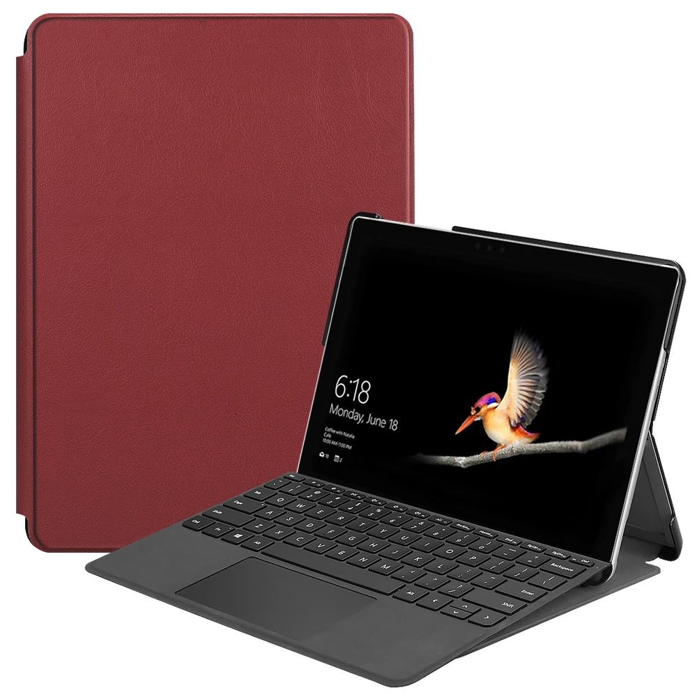 

New Case For Microsoft Surface Go Tri-fold Stand Case Protective Cover for Surface Go with Pen Slot