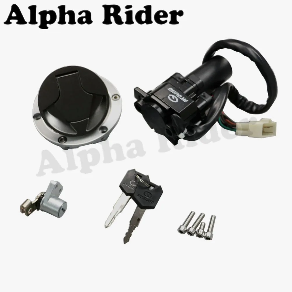 

EX 250/300 Ignition Switch Fuel Gas Tank Cap Cover Seat Lock Key Set For Kawasaki Ninja 250R EX250 08-12 Ninja 300 EX300 13-15