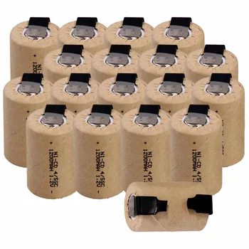 

Lowest price 18 piece 4/5SC battery 1.2v batteries rechargeable 1200mAh nicd battery for power tools akkumulator