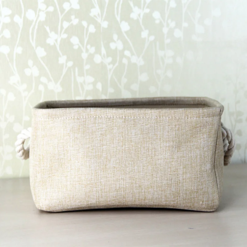 Woven Storage Basket Empty Lined Baby Rectangular Storage Lined Baby Basket Rectangular