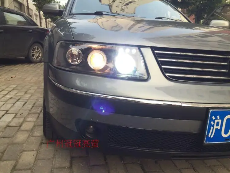 Стайлинга автомобилей фары 1998-2005 VW Passat светодиодный фар DRL Bi Xenon объектив Высокая Низкая луч парковка HID Туман лампа