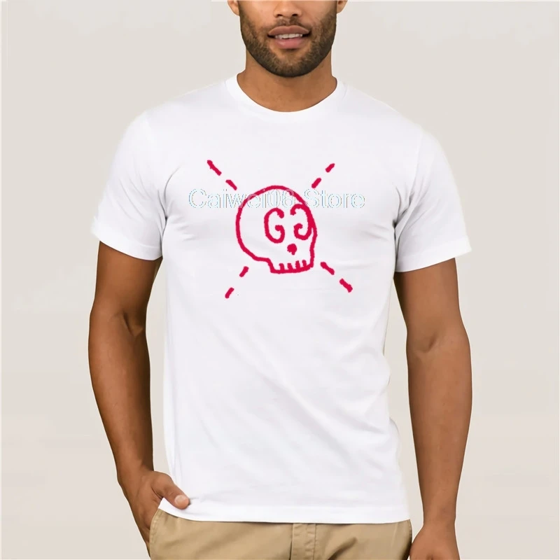 

personality T-shirt New Guccy Skull Mens Casual TopsSummer Fashion Street Short Sleeve T-Shirt