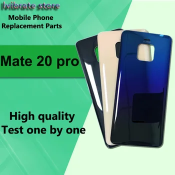 

100%New glass Battery Back Rear Cover Door Housing For Huawei Mate 20 pro Battery Cover Mate20 pro back shell mate20pro repair