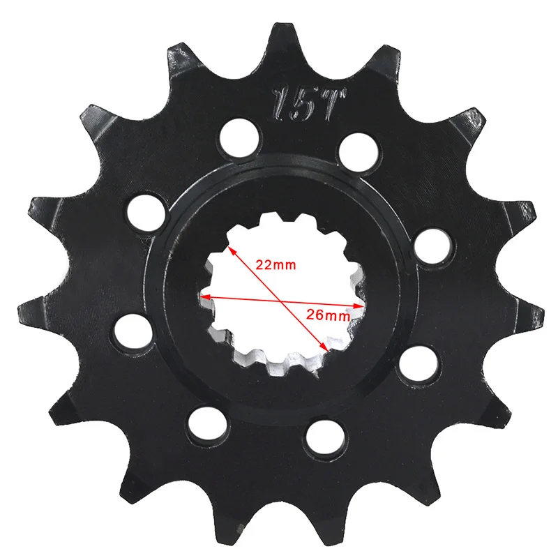 14T 15T For HONDA CB500X CB500F CBR500R 13-18 CTX700 NC700 2012 2013 NC750 CB500 CBR500 R F X Motorcycle Front Sprocket
