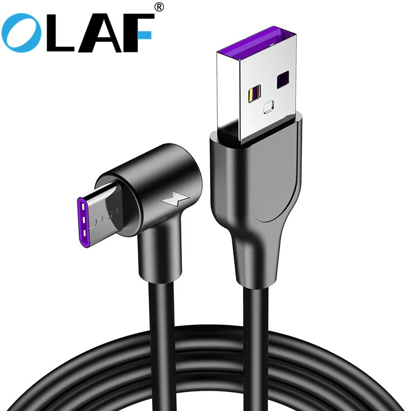 

OLAF 5A Supercharge USB Type C Cable for Huawei P30 Pro Oneplus 7 Pro Quick Charging Fast Charger USB C Cable for Samsung S10 S9