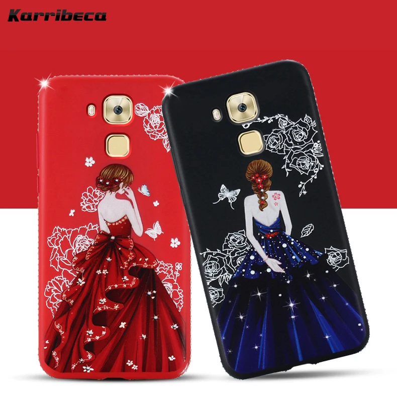 diamond silicone case huawei honor 6c pro 6a (3)