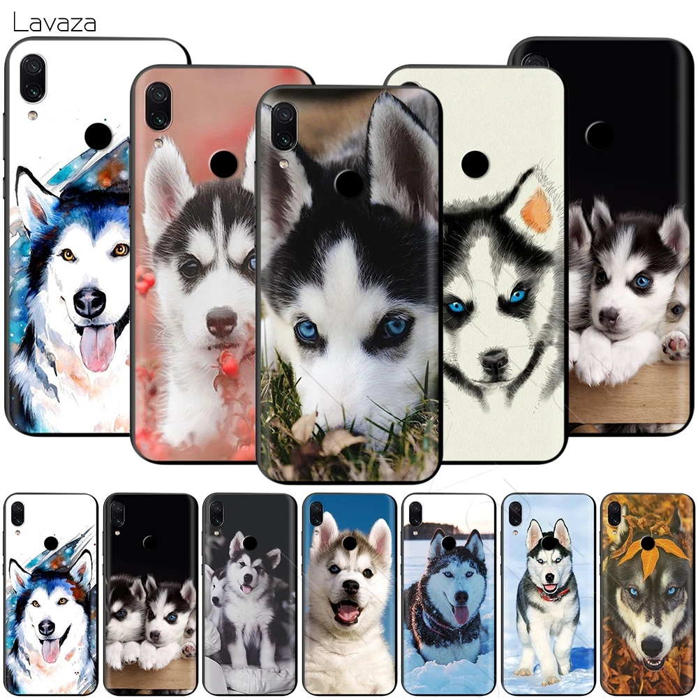 Animal Husky Puppy Dog Case for Xiaomi Redmi Note 8 9 9SK30 Pro MI MAX 3 6 SE A1 A2 A3 10 Lite Plus 8A F1 |