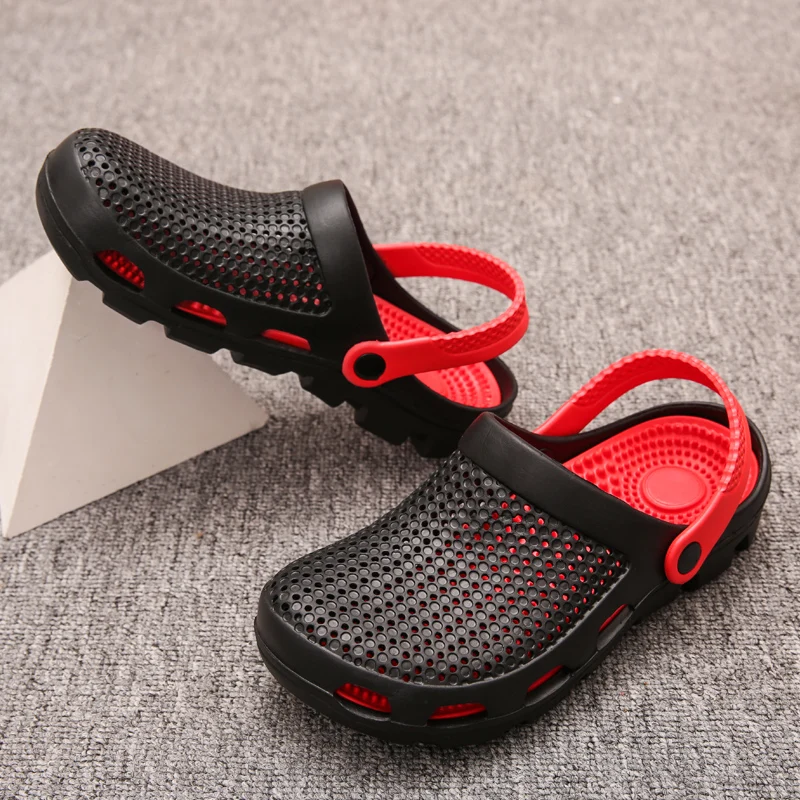 Hole Shoes Men Shoes Male Sandals Crocse Summer Shoes Sandalias Hombre Slippers Sandalet Clogs Sandles New 2019 Croc Mens Shoes