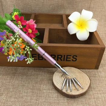 

1 Sets 5+1 Heads Stainless Steel DIY Nail Art Pen Drawing Dotting Decor Sets for Salon Manicure Pick Up Rhinestones Tools