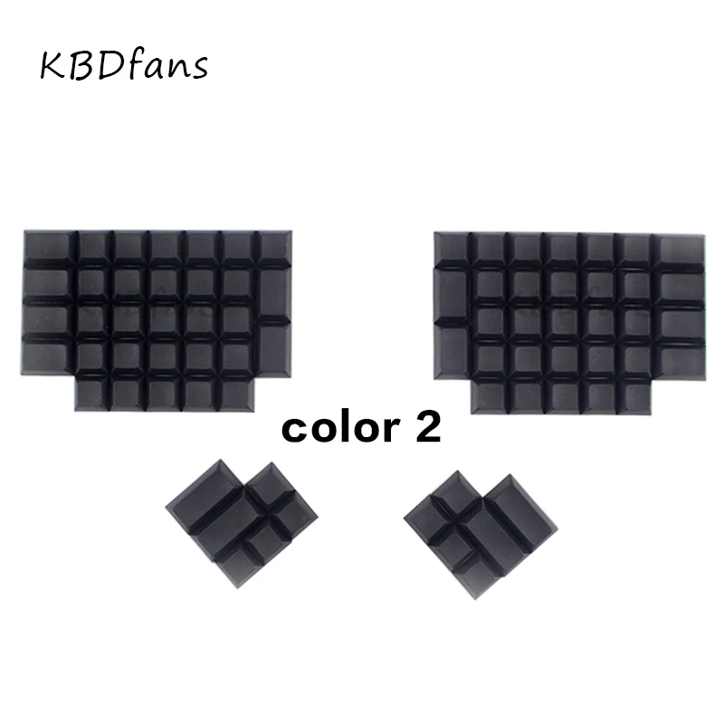 Goedkoop Ergodox pbt keycaps wit dsa pbt blank keycaps voor ergodox mechanische gaming toetsenbord dsa profiel