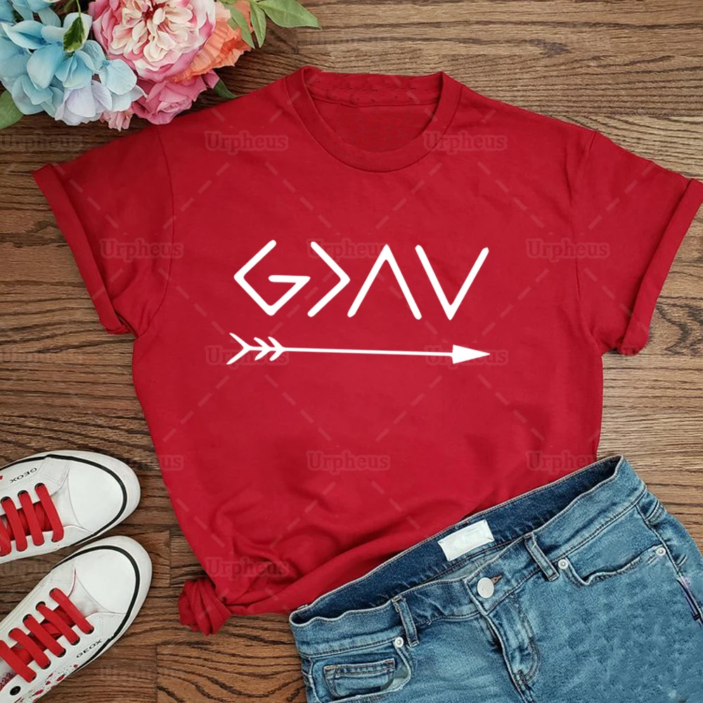 Футболка с надписью «God Is Greater That The High and The Low» футболка с надписью «God Is Greater» летняя футболка с короткими рукавами в стиле Харадзюку