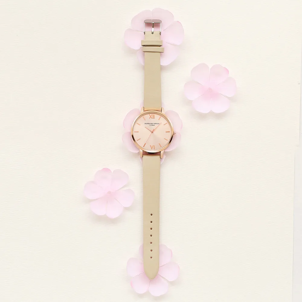 LVPAI роскошные часы для женщин кварцевые наручные часы женская одежда подарок искусственная кожа часы наручные часы Relogios Masculino QC7