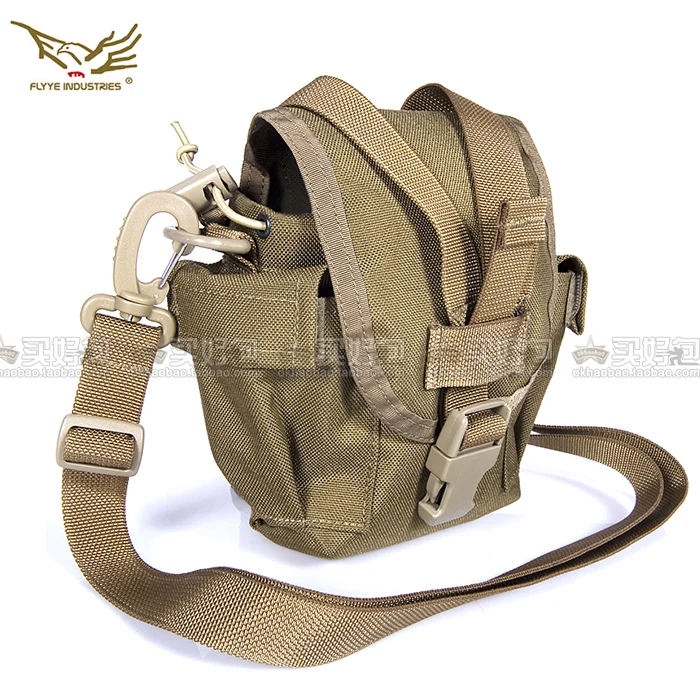 

FLYYE 1 quart mobile kettle bag slanting span strap MOLLE with pocket bag hanging bag slanting span