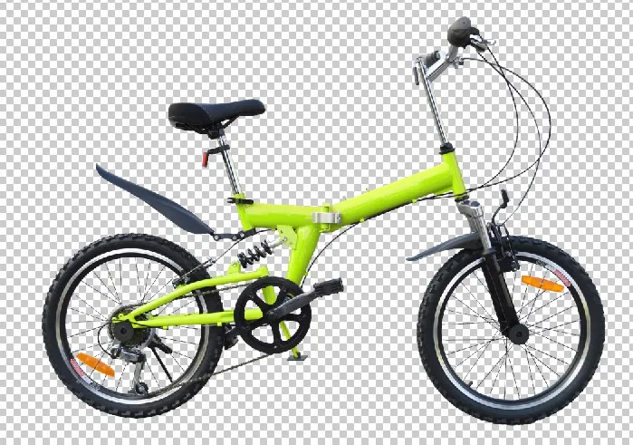 Мини горный велосипед высокоуглеродистой Сталь Рама складной велосипед двойные тормоза V/двустороннее складывающиеся педали/Six скорость сзади переключатель - Цвет: Цвет: желтый