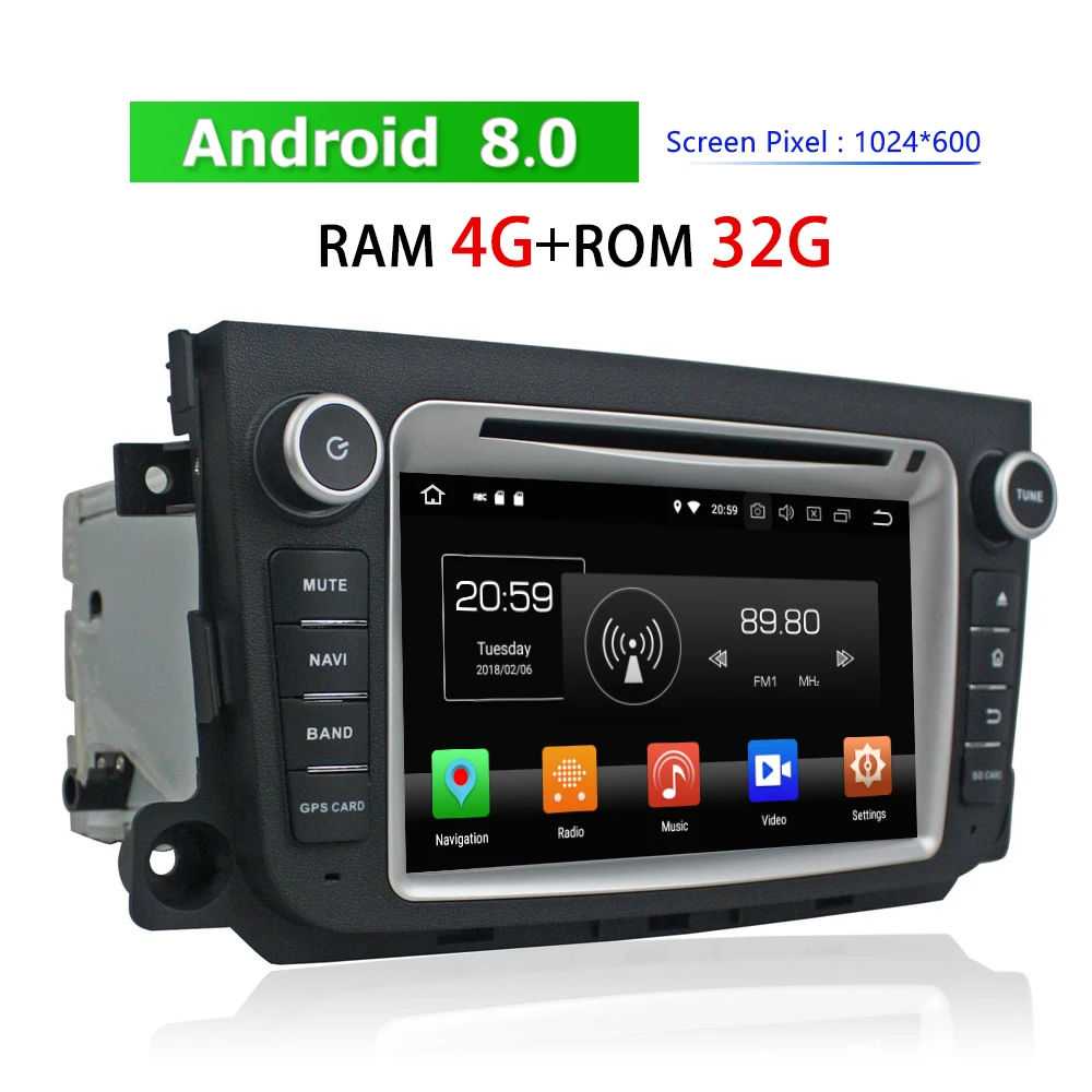 Двойной Din Автомобильный dvd плеер для Mercedes Benz Smart 2011 2012 Android авто радио GPS навигация