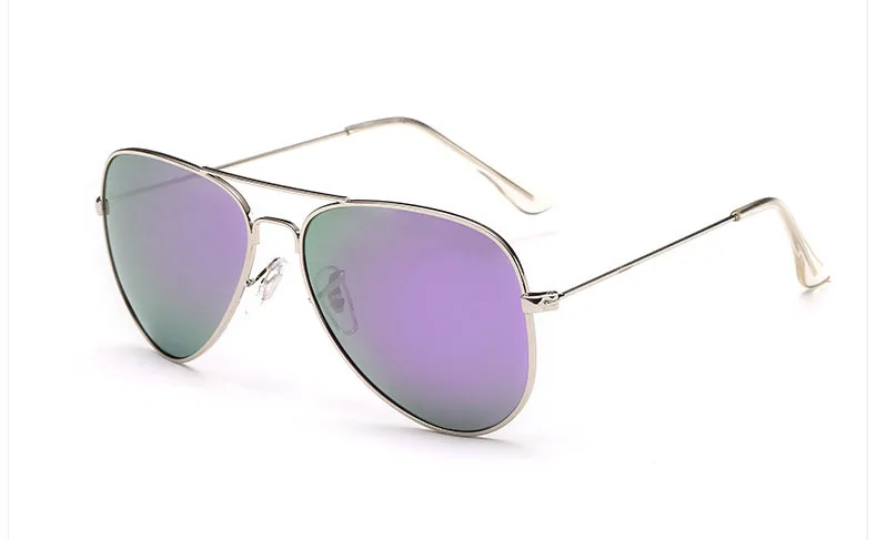 Peekaboo, новинка, модные мужские поляризованные солнцезащитные очки, металлические, голубые, розовые, светоотражающие солнцезащитные очки для женщин, брендовые, поляризационные, lentes de sol - Цвет линз: purple lens
