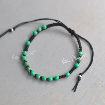 

Knitted single-circle ecclesiarchy stone bracelet