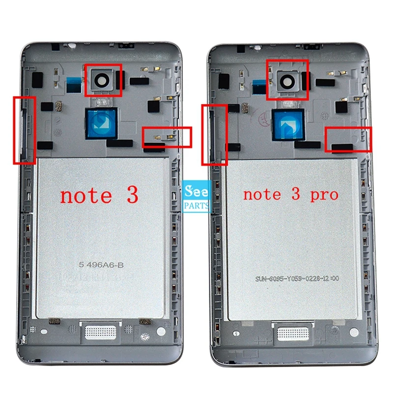Чехол для аккумулятора Xiaomi Redmi Note 3 150 мм/152 мм задняя крышка Pro корпус двери