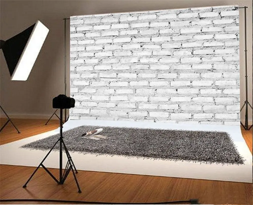 Photography Backdrop White Brick Wall Photo Background | Электроника