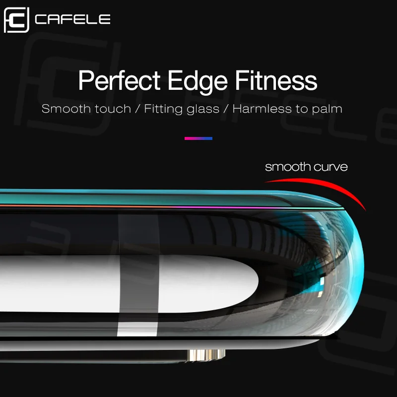 CAFELE 3D soft edge full cover Screen Protectors For iphone 7 Seamless covering Tempered Glass Anti Glare Film For iphone 7 plus