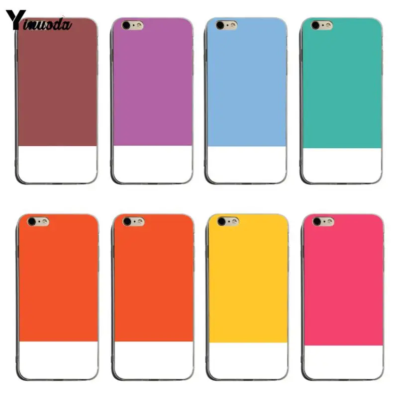 

Yinuoda Caliente Pantone Transparent coque Soft Cover case For iPhone 5 5s SE 6 6plus 7 7Plus 8 8plus X XS XR XSMax