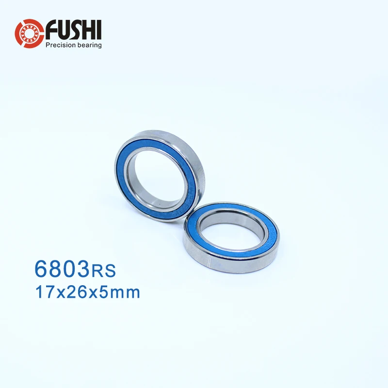 

6803RS Bearing 10PCS 17x26x5 mm ABEC-3 Hobby Electric RC Car Truck 6803 RS 2RS Ball Bearings 6803-2RS Blue Sealed