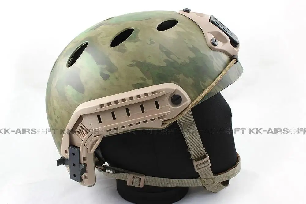 motorcycle helmet Airsoft FAST style PJ Helmet (A TACS FG) tb470in