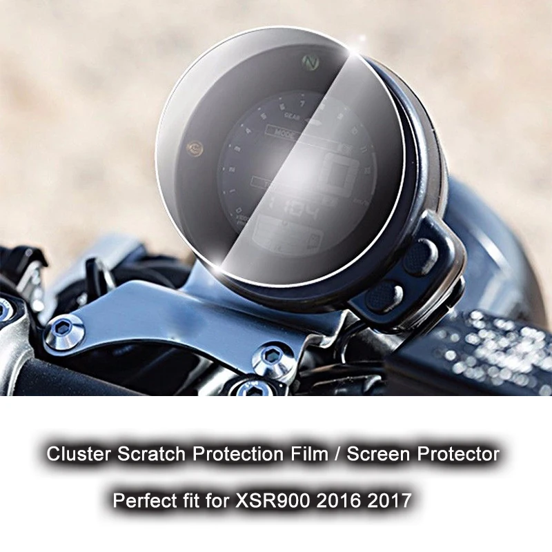 100% Brand New Motorcycle Accessories For Yamaha XSR900 2016-2017 Cluster Scratch Protection Film Screen Protector (2)