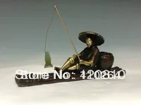 

Collectible Chinese Bronze Statue - Fisherman