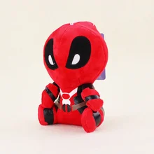 20cm Moive Deadpool Plush Toys Super Heros Soft Stuffed Dolls plush with pendant sucker Baby Gifts