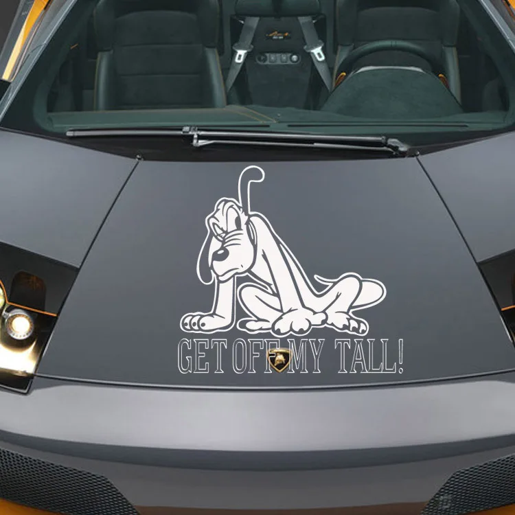 5PCS15x14CMFunnyDogCarDecalswallstickersWindowsCarStickerPVC