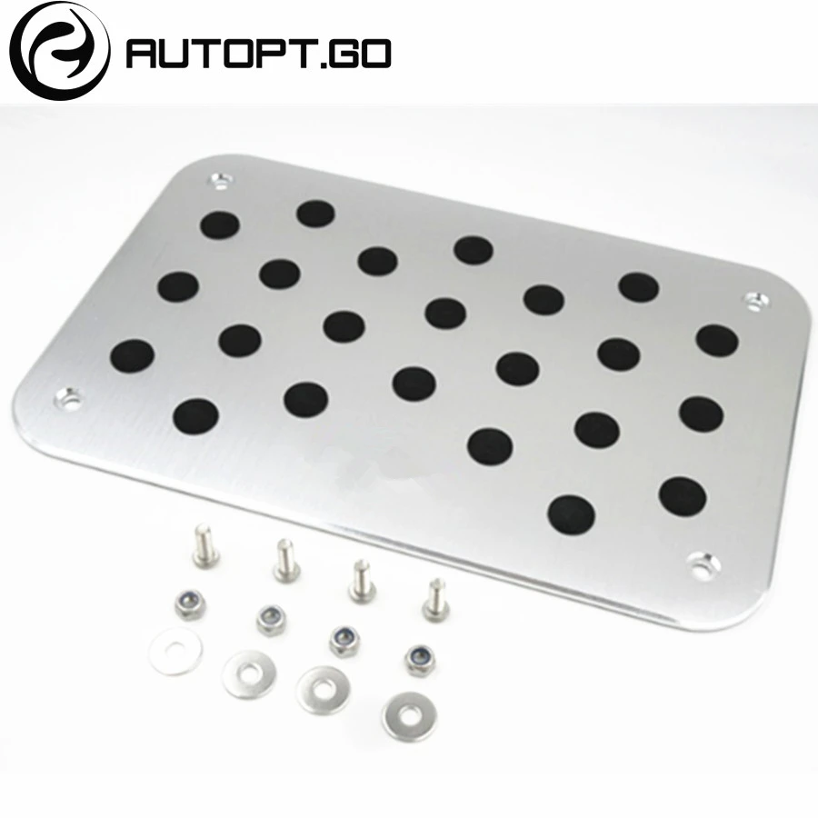 Universal Aluminium Antiskid Foot Floor Carpet Mats Pads Pedal With Bolts For All Nissan Nismo X Trail Series Nissanuniversal Aliexpress Universal Aluminium Antiskid Foot Floor