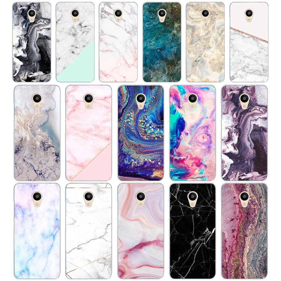 

52DD Colorful Marble Hard Transparent Cover Case for Meizu M2 M3S M3 M3S M5S Mini M3 note M5 M6 M6 note U10 U20