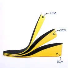 Высота Увеличение Стельки для Для мужчин/wo Для мужчин 2/3/5 см Up Invisiable супинатор ортопедический стельки с поглощением амортизации синий/черный Цвет