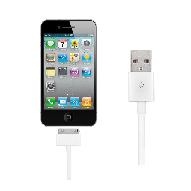 NYFundas 30 pin usb charger cable for Apple iphone 4 4s 3 3GS ipod nano ipad
