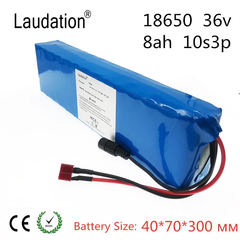 

36 V Electric battery for bicycle 42 V 10ah 18650 lithium-ion battery 500 W high power and motorcycle capacity scooter with BMS