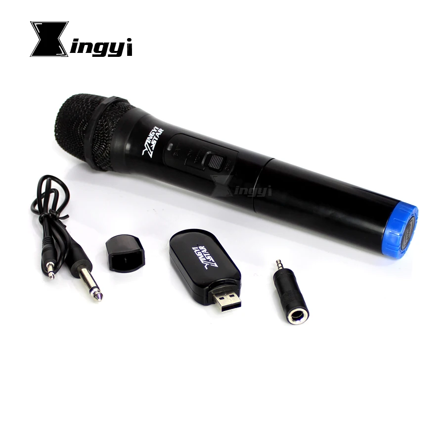 Профессиональный беспроводной микрофон и 3,5 мм 6,5 мм USB беспроводной приемник для бара KTV домашние вечерние караоке лекции