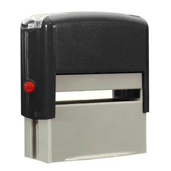 

New Custom Personalised Self Inking Rubber Stamp Kit Business Name Address DIY WXV Sale