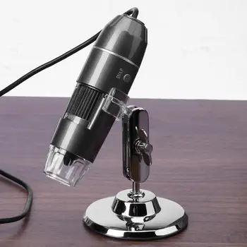 

1000X 8 LED USB2.0&1.1 Digital Electronic Microscope Biology Endoscope Biological Zoom Camera Bracket Hand Held Stand Light DC5V