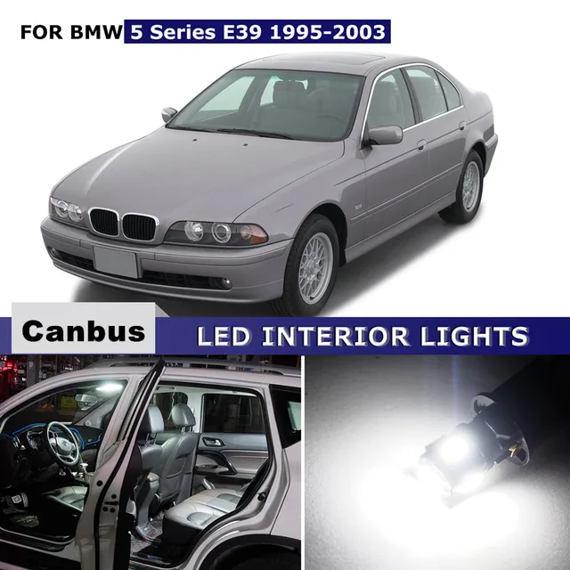 17x For Bmw 5 Series E39 1995 2003 Canbus Car Led Lights Interior