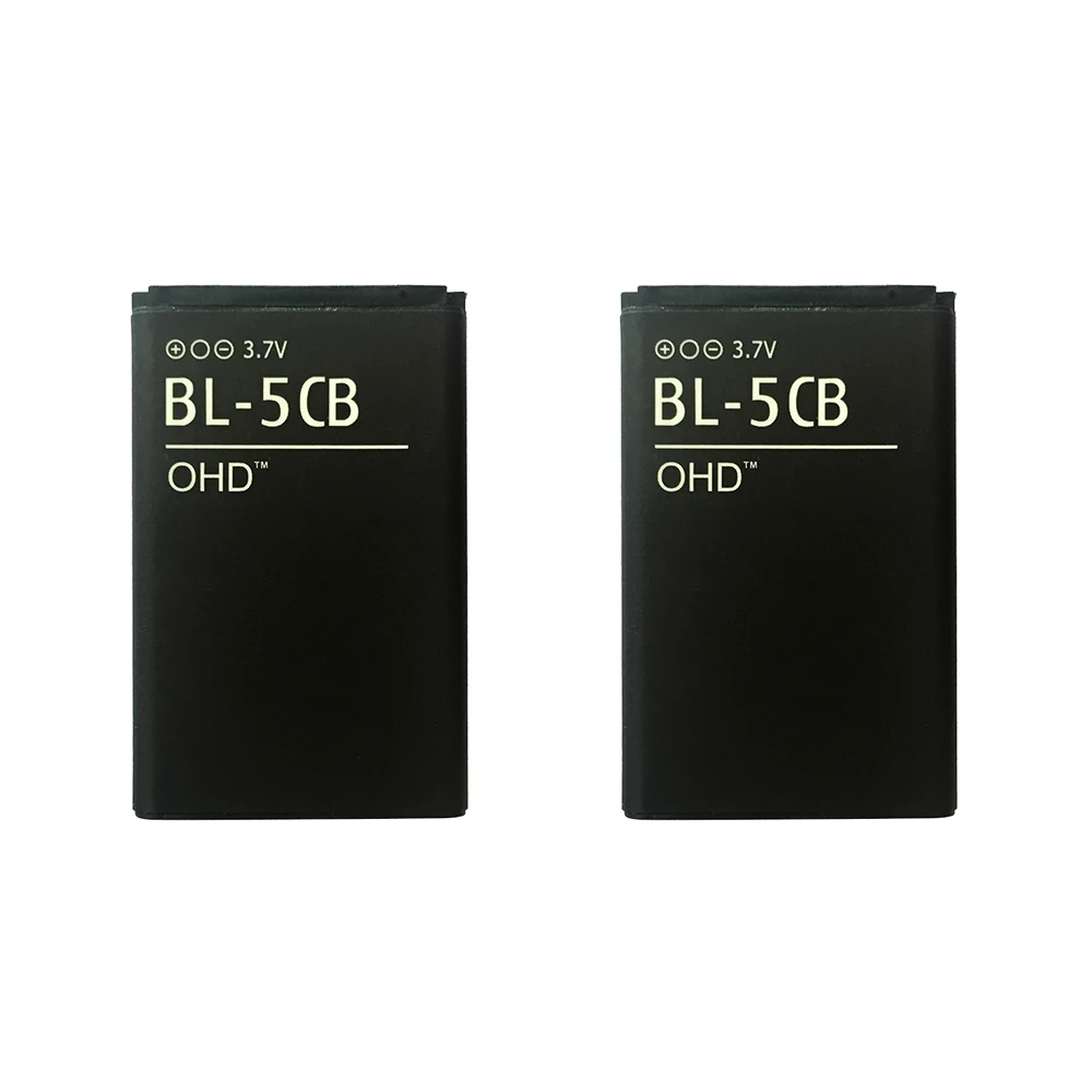 OHD 2pcs/lot Li ion Battery BL 5CB Rechargerable gb/t 18287 2013 Mobile ...