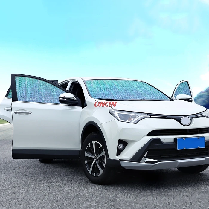 

Car Window Sun Shade Auto Visor Windshield Block Cover Car Windshield Sunshade for Toyota RAV4 2017 2018 2019