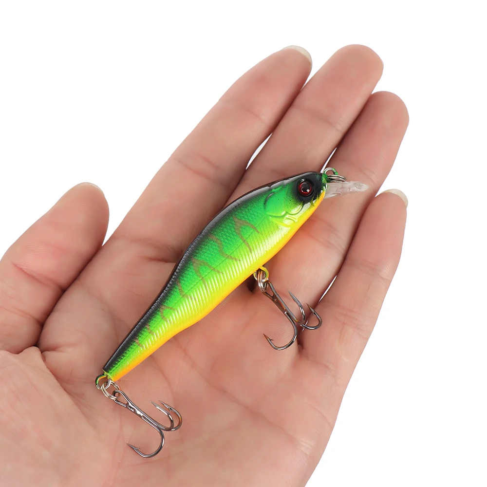 

New Multicolor 9CM/9.5G Minnow Fishing Lure Hard Crank Bait 5 Colors Tight Wobbler Plastic Float Jerk Bait Fishing Accessories