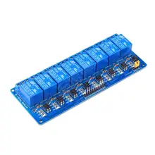 Free Shipping!! 2pcs 8 Channel Relay Module 5V Active Low Board for Arduino PIC AVR MCU DSP NEW